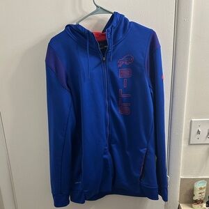 NFL Nike Buffalo Bills Dri Fit Zip Up Sweatshirt